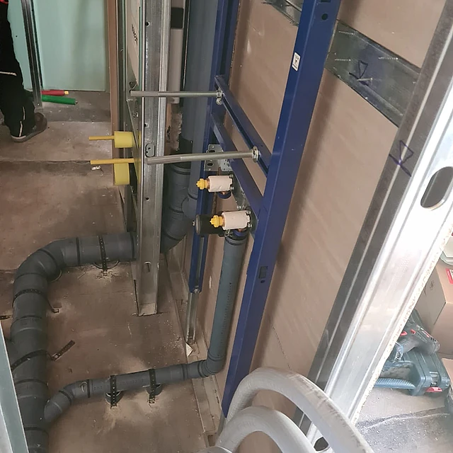 Installtaion WC Anlage